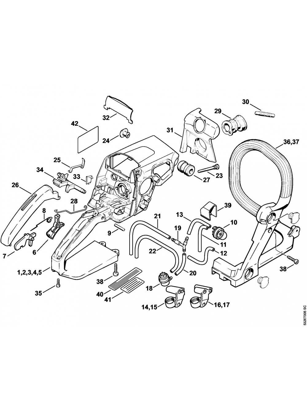 Exploring The Stihl Chainsaw Ms Parts Diagram For Optimal Performance