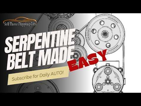 Change Serpentine Belt On 2012 Ford Escape