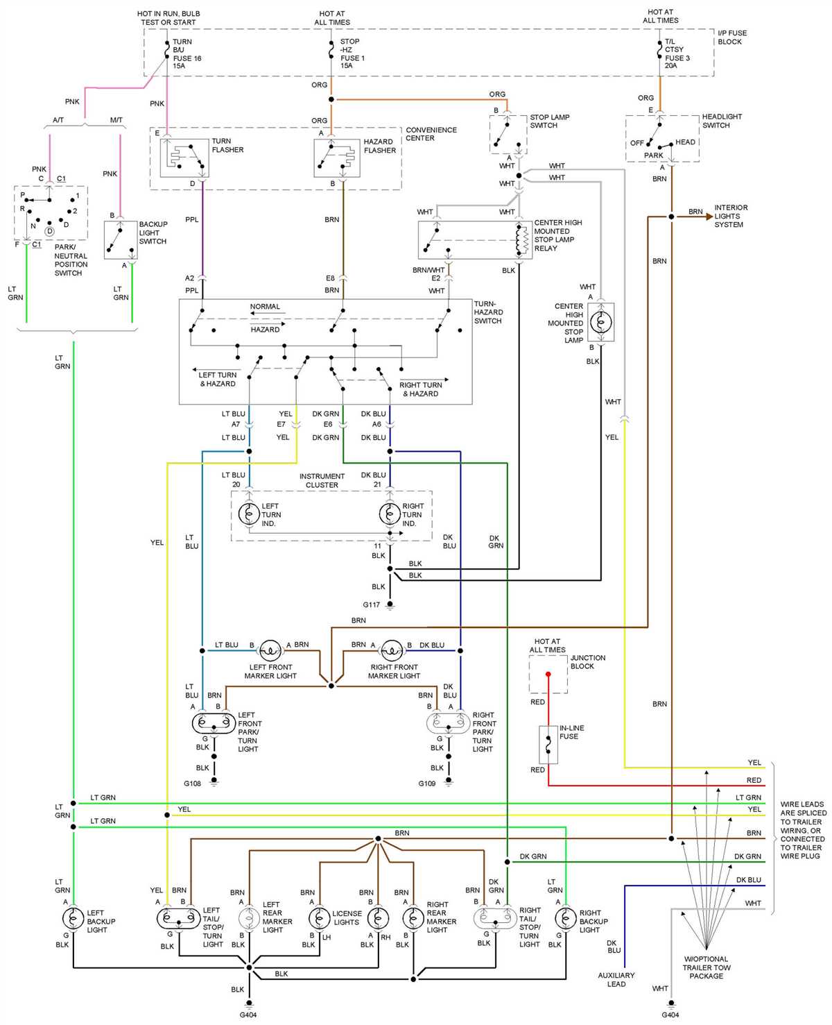 95 Silverado Brake Light Switch Wiring Diagram 1995 Chevy Si