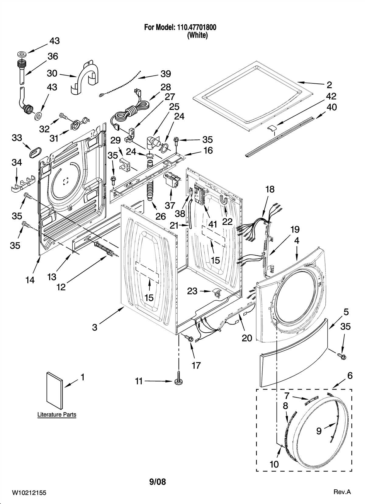 Exploring The Kenmore Model A Comprehensive Parts Diagram Guide