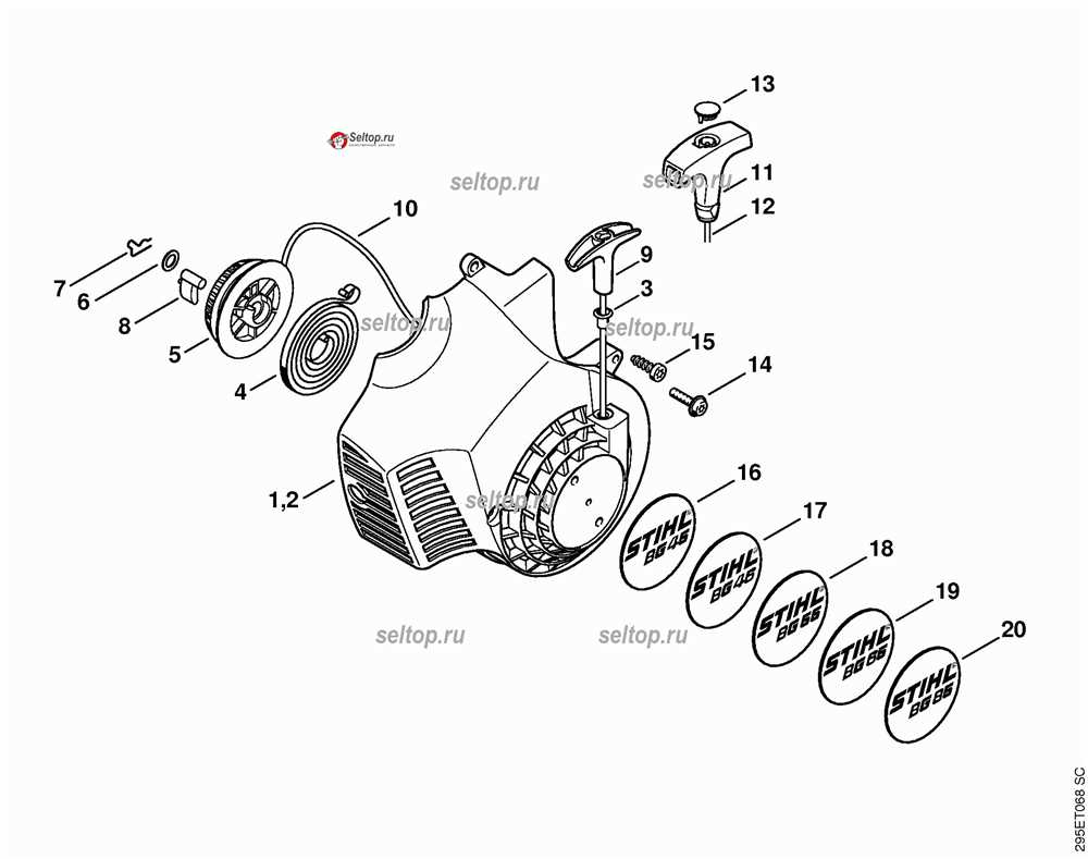 Exploring The Stihl Bg Blower Parts Diagram For Easy Troubleshooting